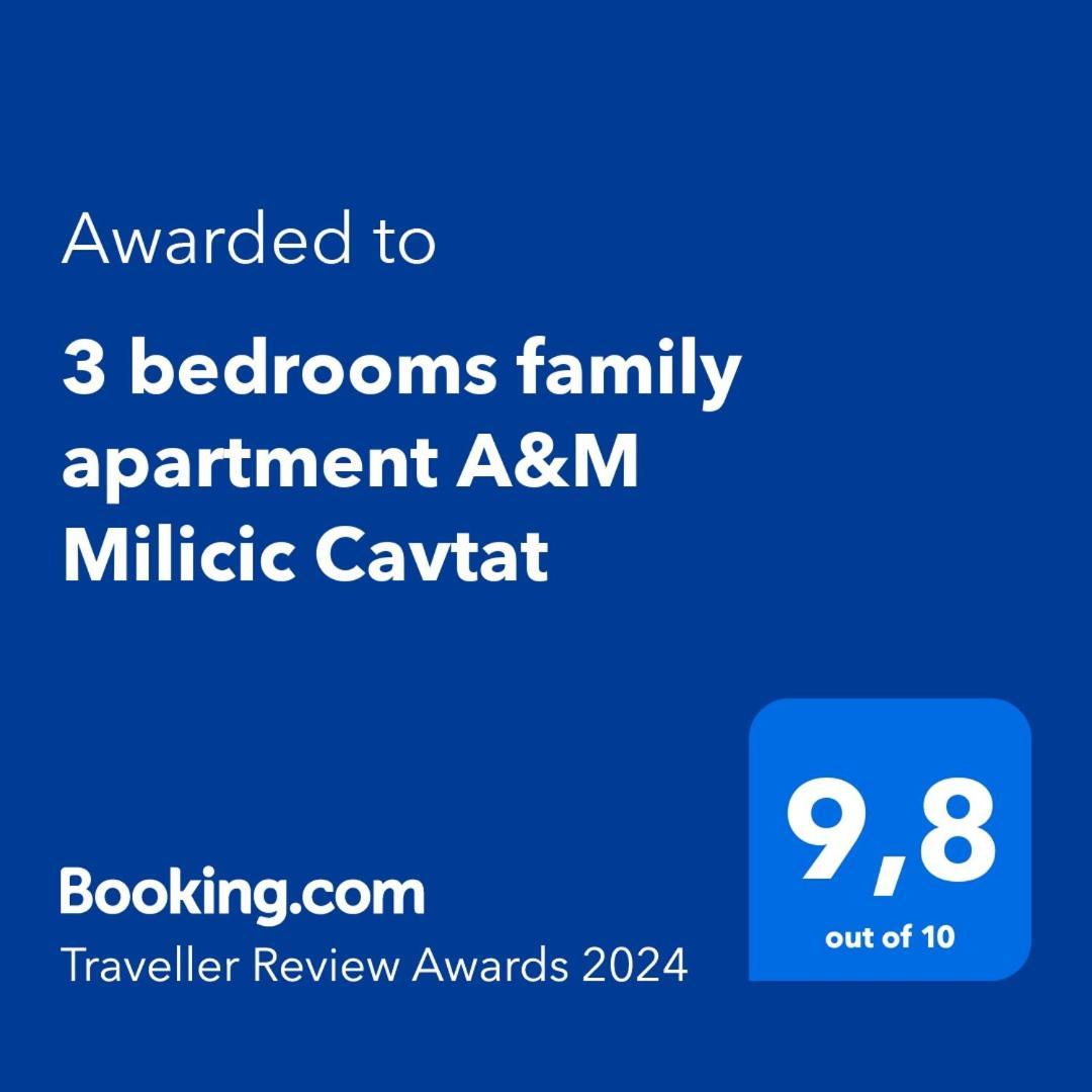 A&M Cavtat Family Apartment - 3 Bedrooms And Free Parking المظهر الخارجي الصورة
